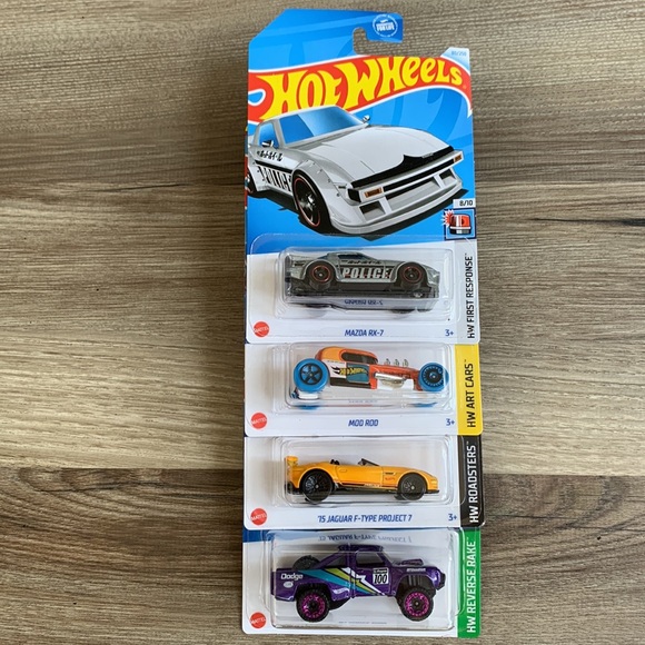 Hot Wheels 2024 Family Dollar Tree Car Exclusive Diecast Set 4 HotWheels New - Picture 10 of 11